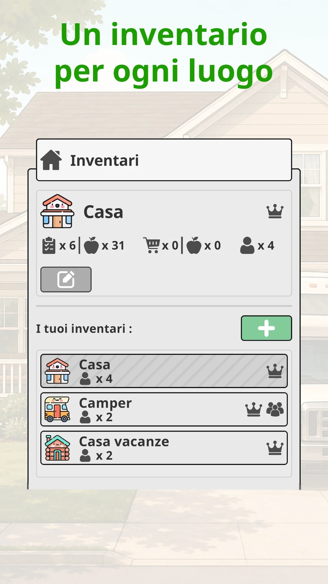 Un inventario per ogni luogo, Your Food su Telefono