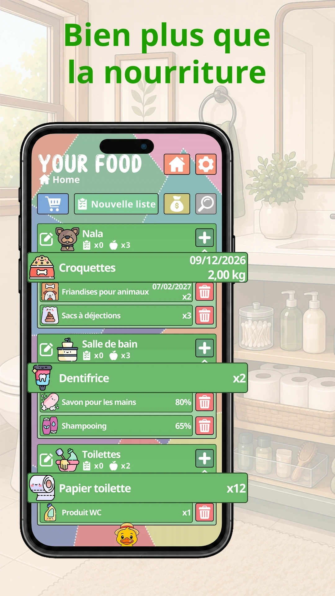 Bien plus que la nourriture — Your Food sur téléphone
