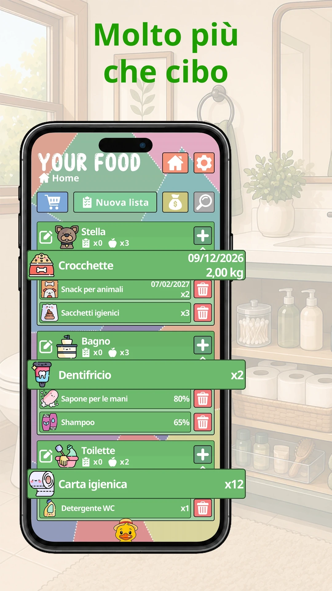 Non solo cibo, Your Food su Telefono