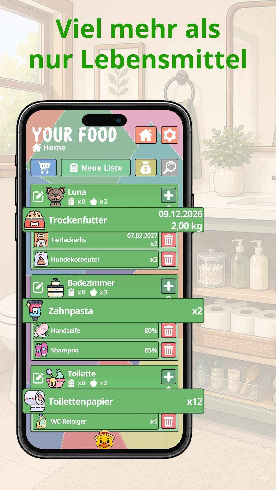 Viel mehr als nur Lebensmittel — Your Food auf dem Smartphone